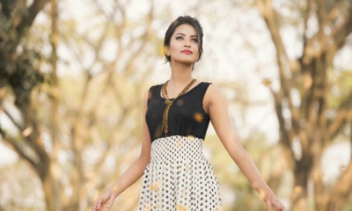 Nazifa Tushi in the movie -Sakhi Rangamala
