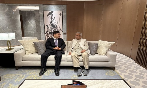 The Chief Adviser arrived in Japan